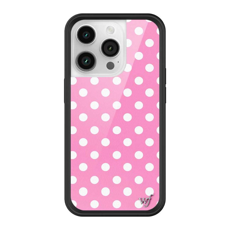 Polka Dot | Pink and White iPhone Case