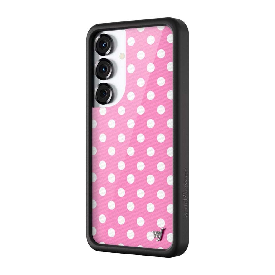 Polka Dot | Pink and White Samsung Galaxy Case