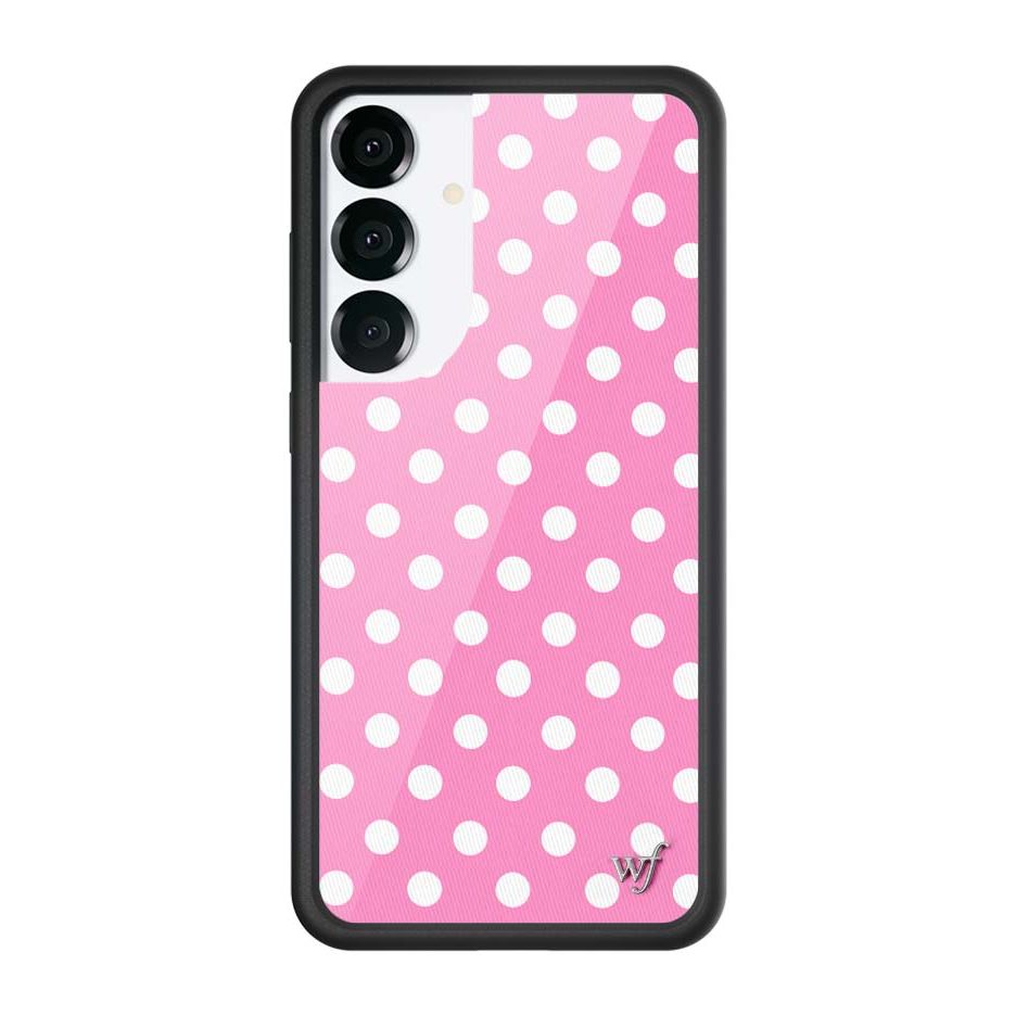 Polka Dot | Pink and White Samsung Galaxy Case