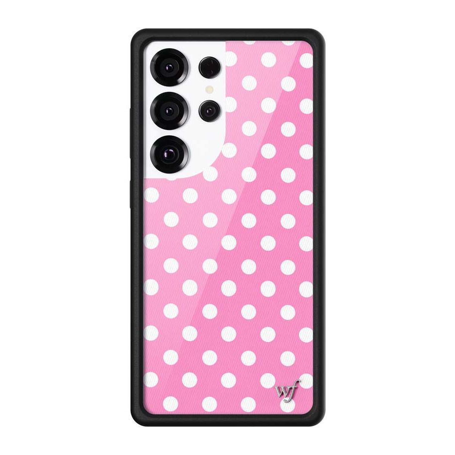 Polka Dot | Pink and White Samsung Galaxy Case