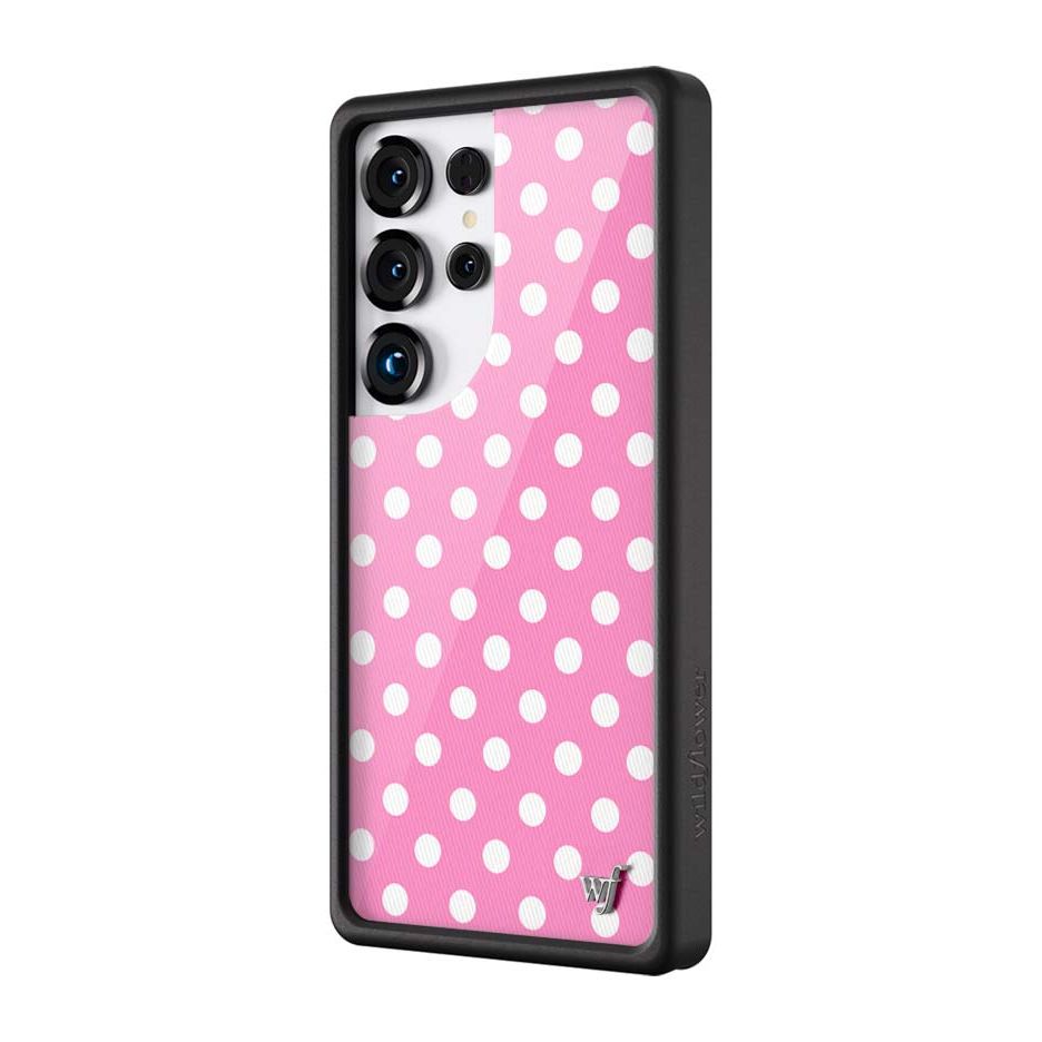 Polka Dot | Pink and White Samsung Galaxy Case