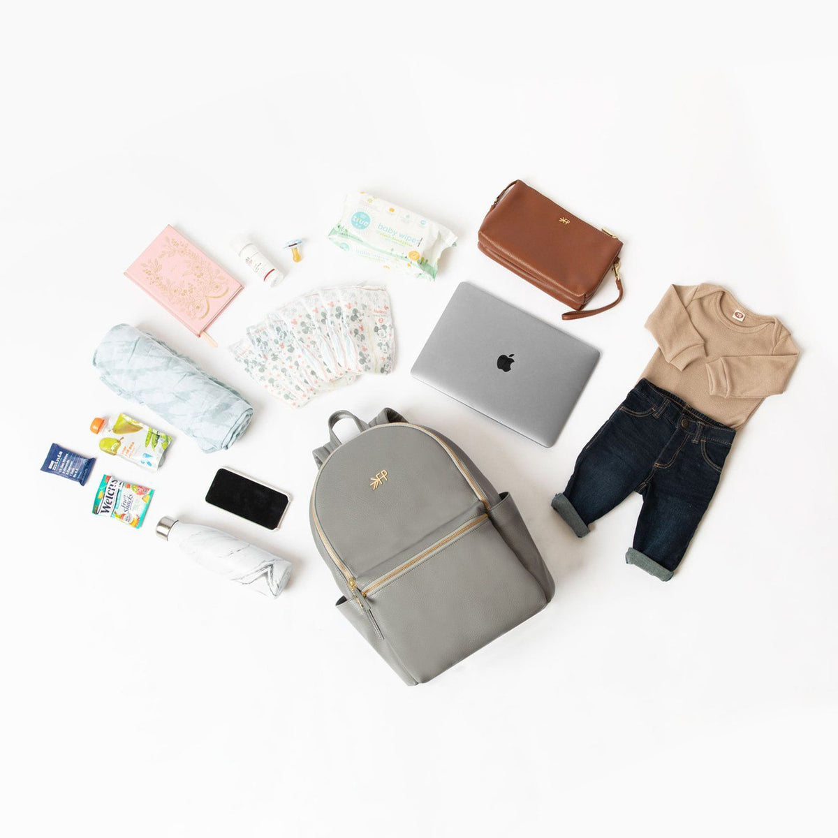 Stone Classic City Diaper Bag II
