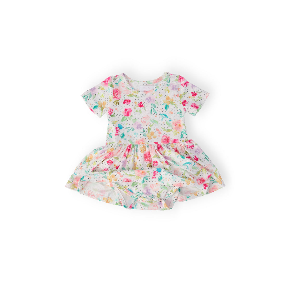 Painted Posies S/S Twirl Bodysuit