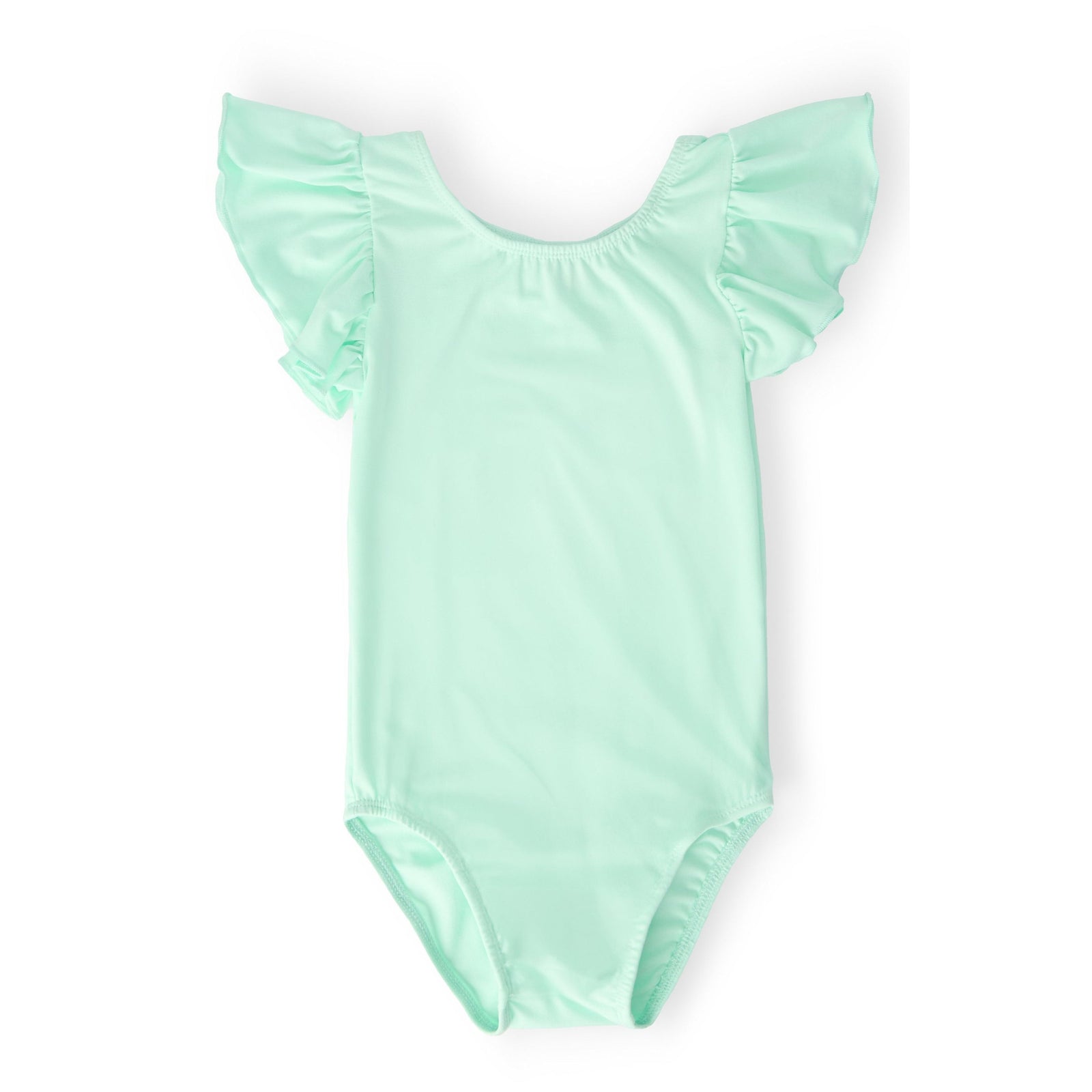 Pastel Green S/S Flutter Sleeve Leotard