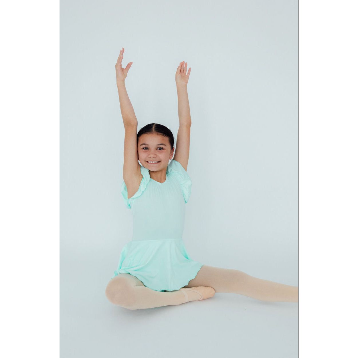 Pastel Green S/S Twirl Leotard