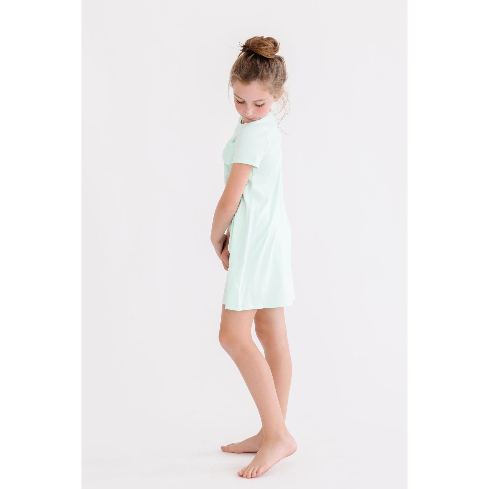 Pastel Green T-Shirt Dress