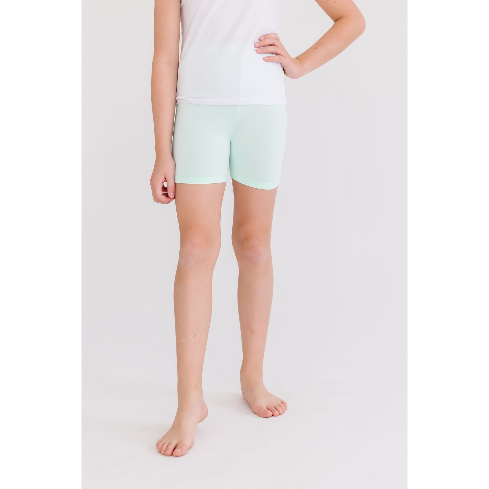 Pastel Green Twirl Shorts