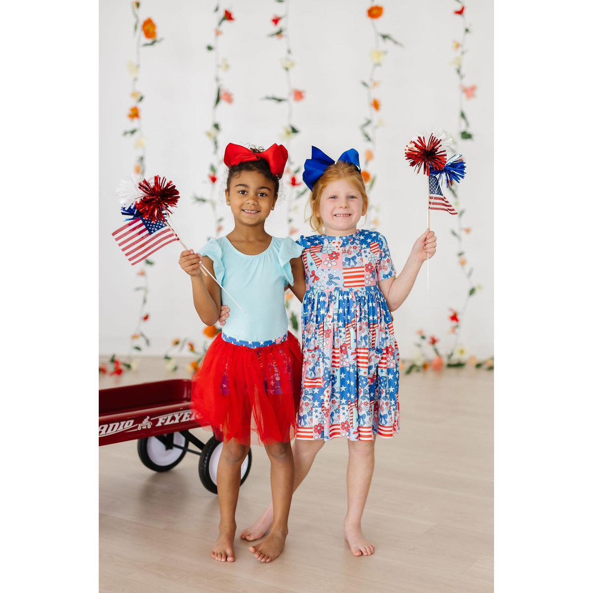 Patriotic Patchwork Tutu Shorts