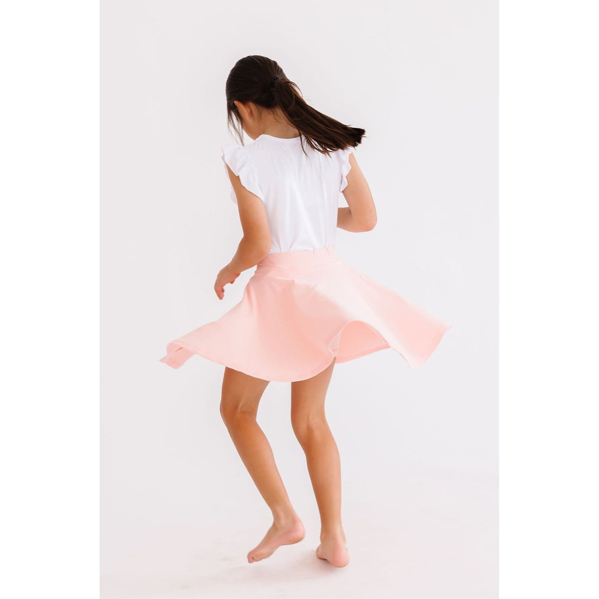 Peach Twirl Skort
