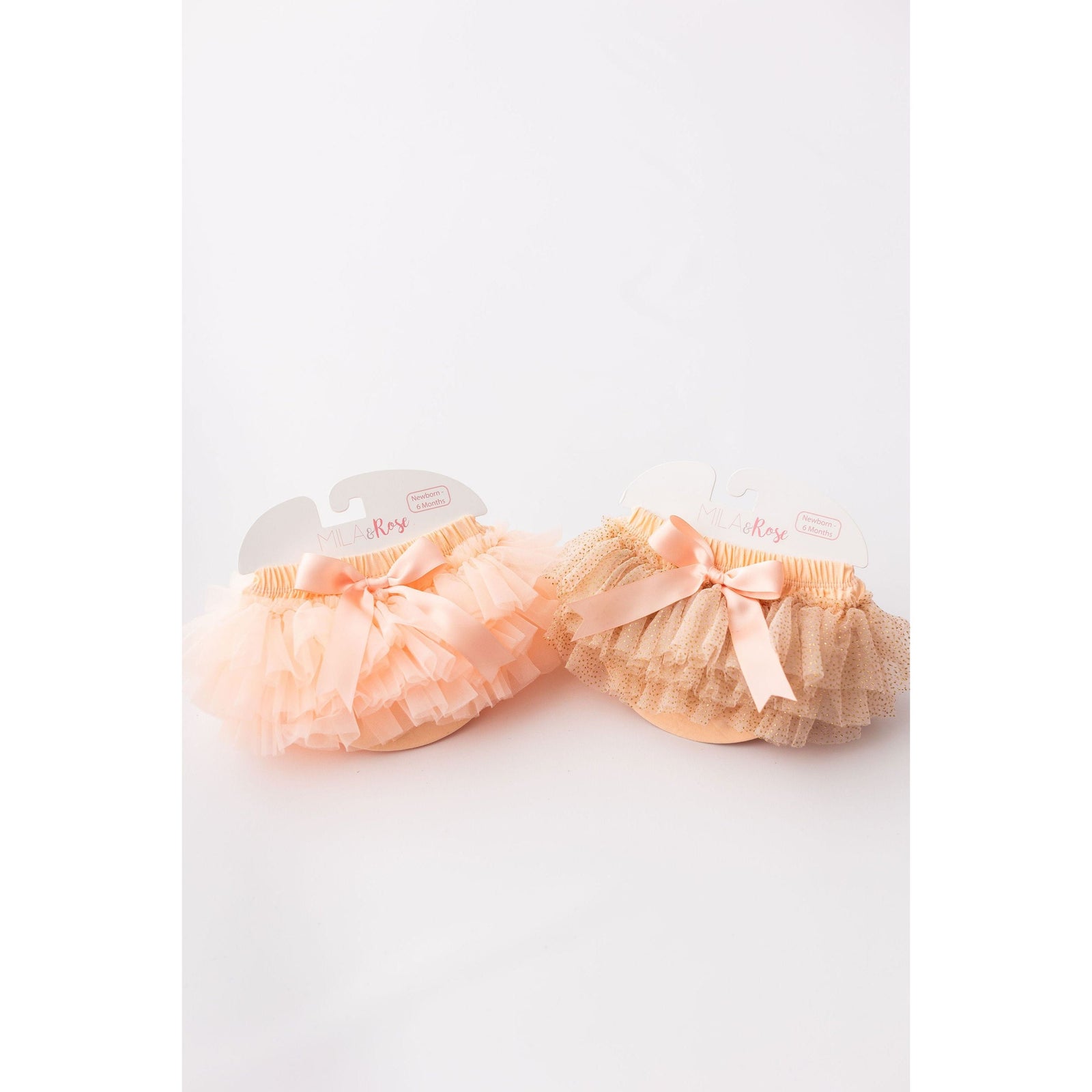 Peach & Gold Glitter Tutu Bloomer