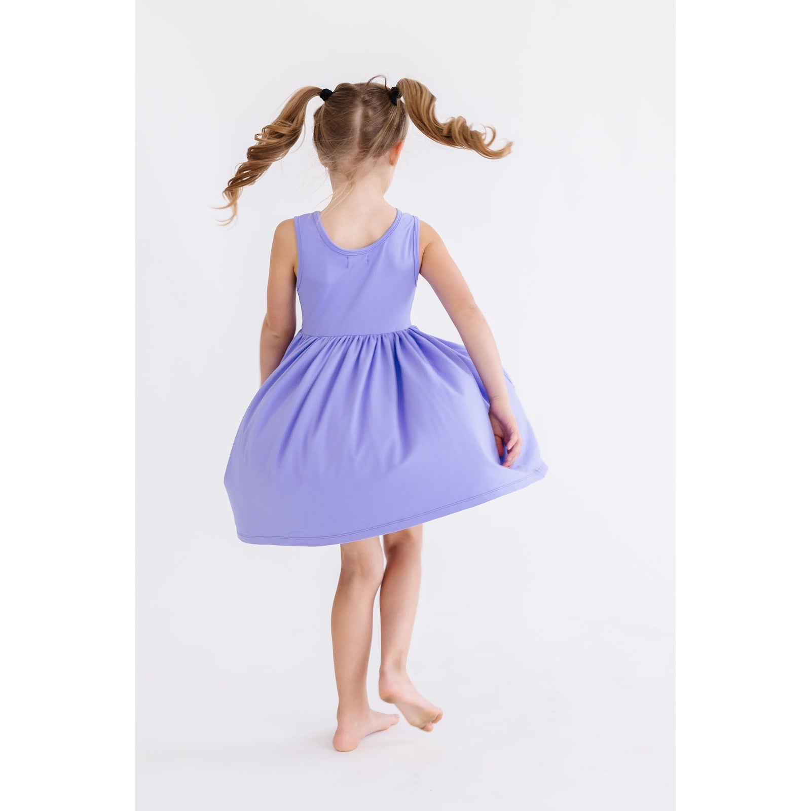 Periwinkle Pocket Tank Twirl Dress