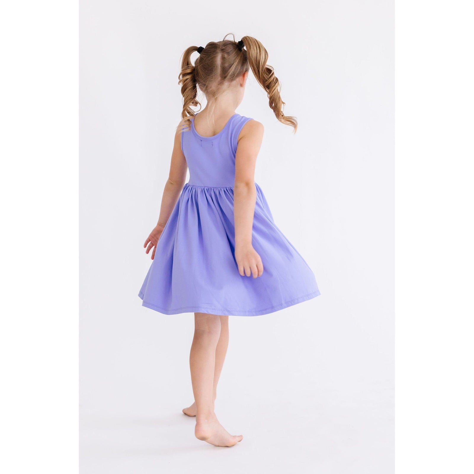 Periwinkle Pocket Tank Twirl Dress