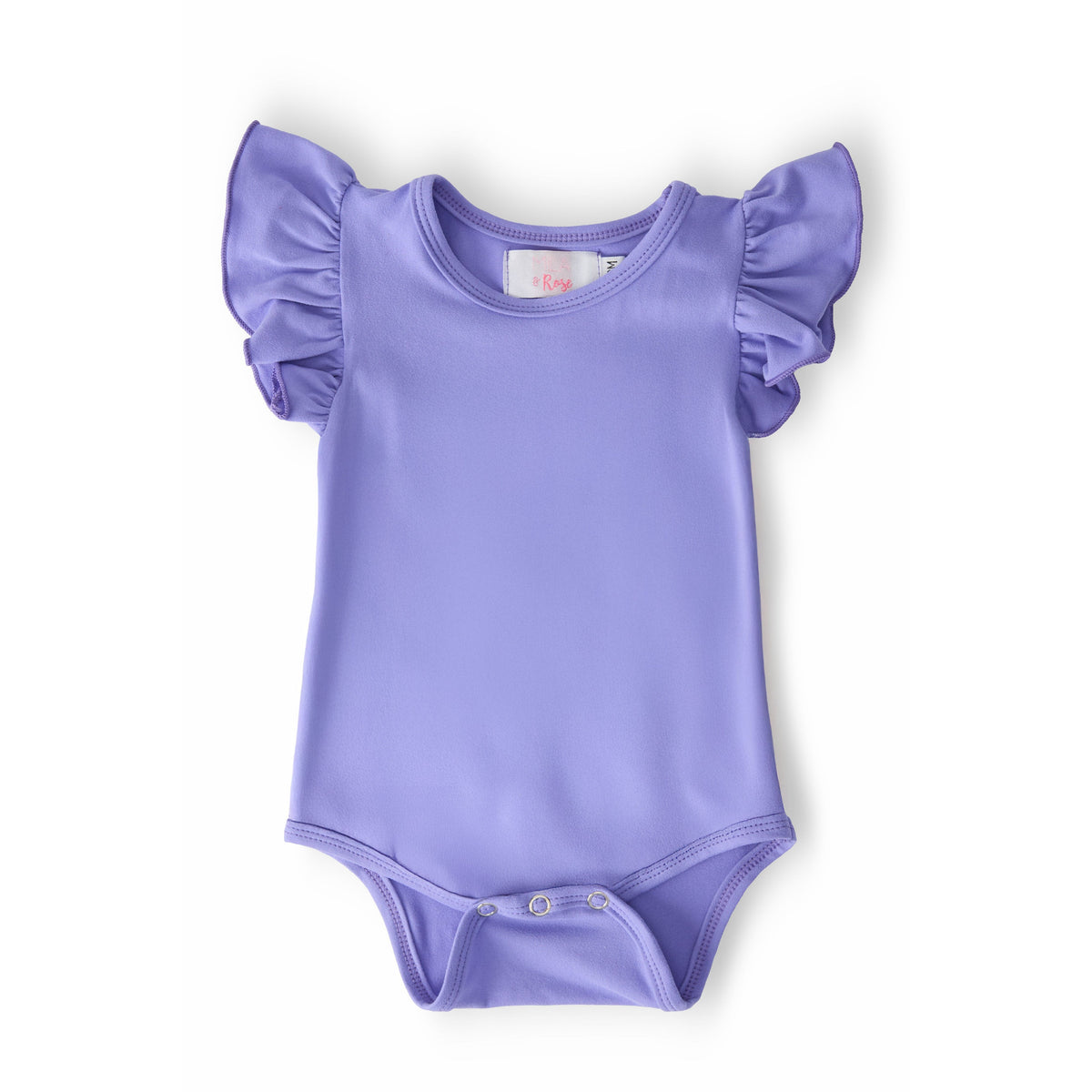Periwinkle S/S Flutter Bodysuit