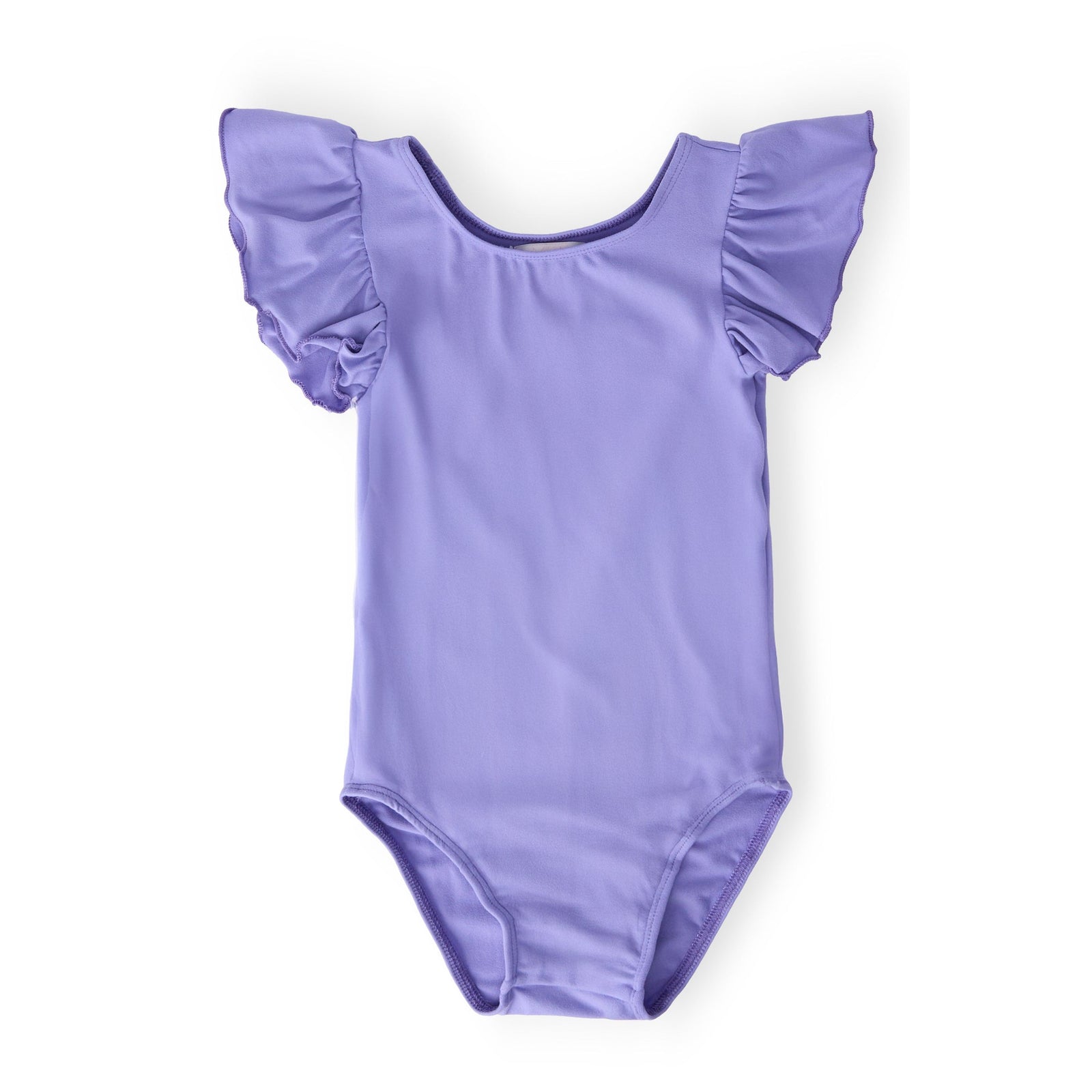 Periwinkle S/S Flutter Sleeve Leotard