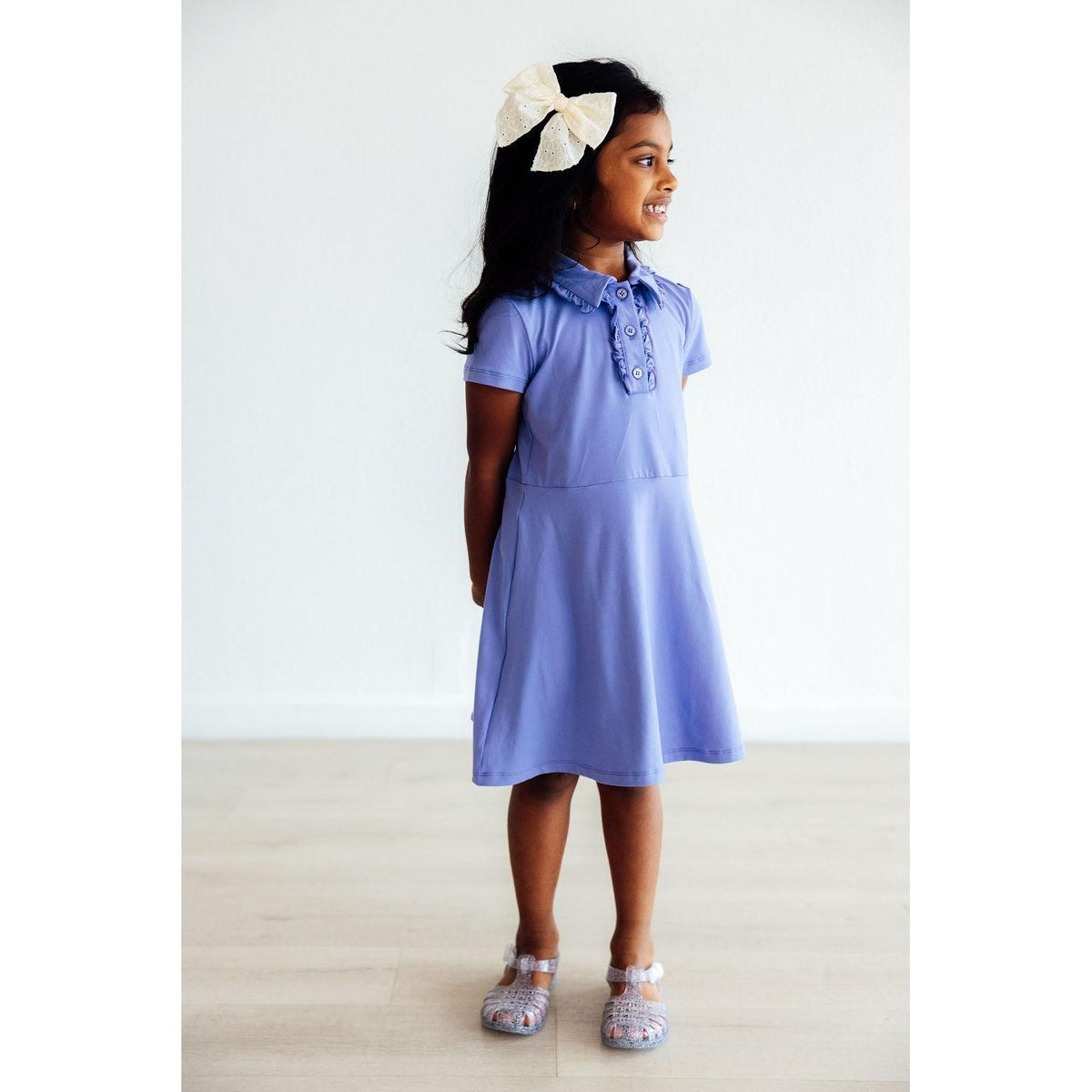 Periwinkle S/S Polo Dress