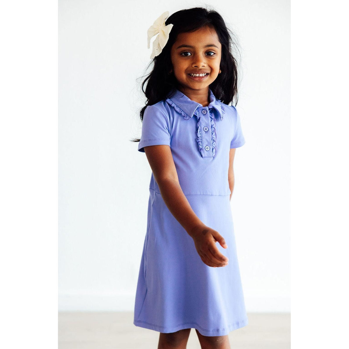 Periwinkle S/S Polo Dress