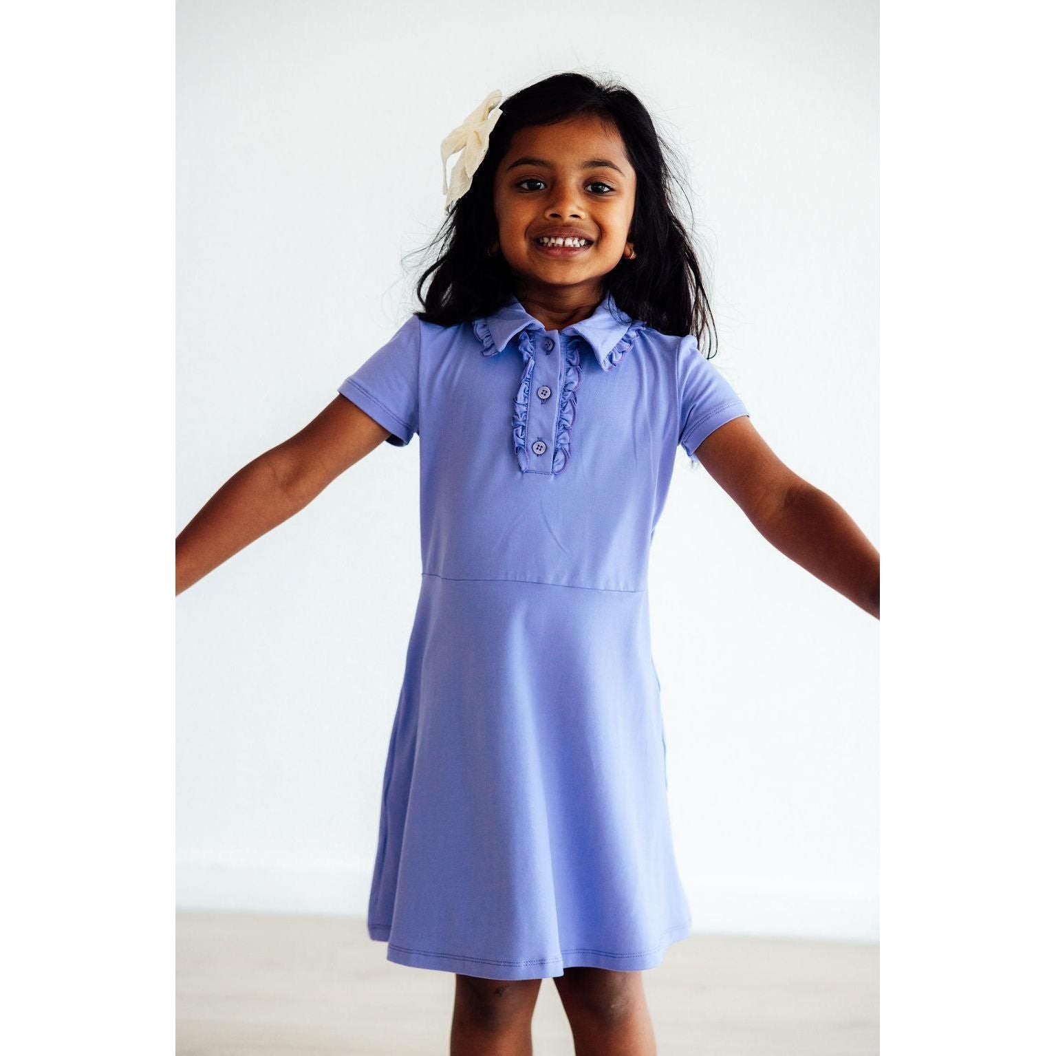 Periwinkle S/S Polo Dress