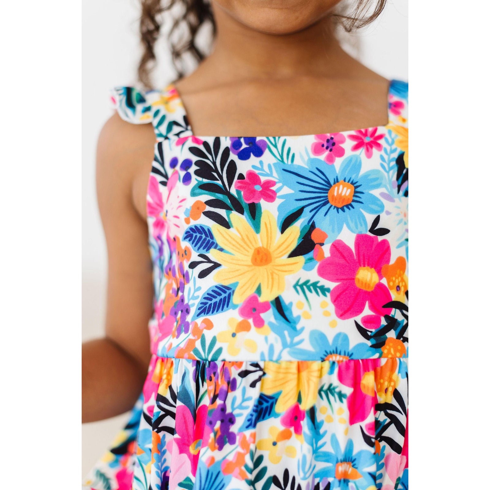 Petal Paradise Ruffle Maxi Dress