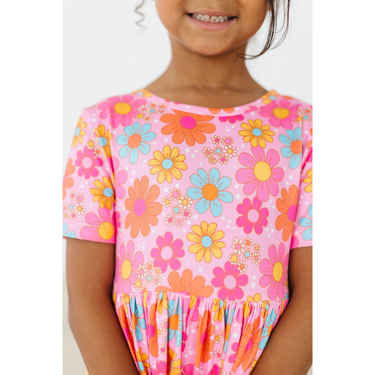 Petal Pop S/S Pocket Twirl Dress