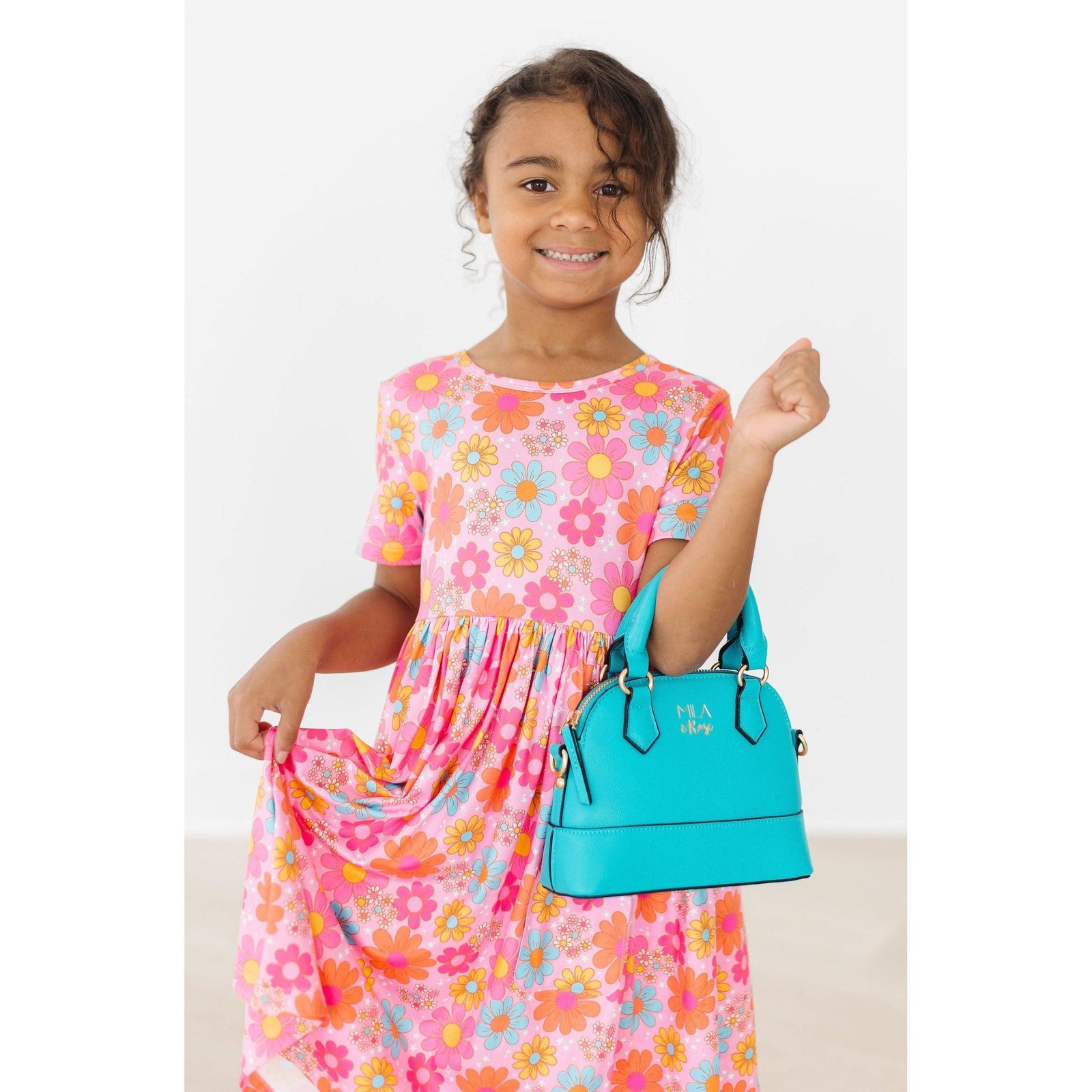 Petal Pop S/S Pocket Twirl Dress