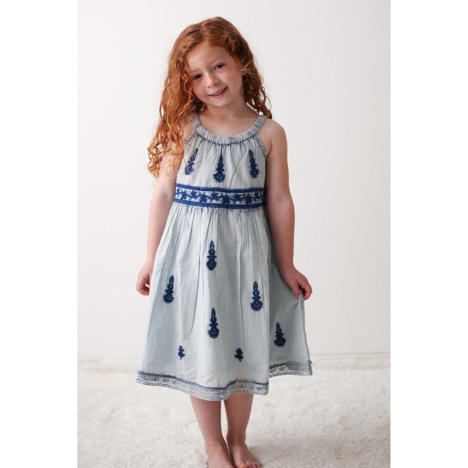 lilliana dress in blue