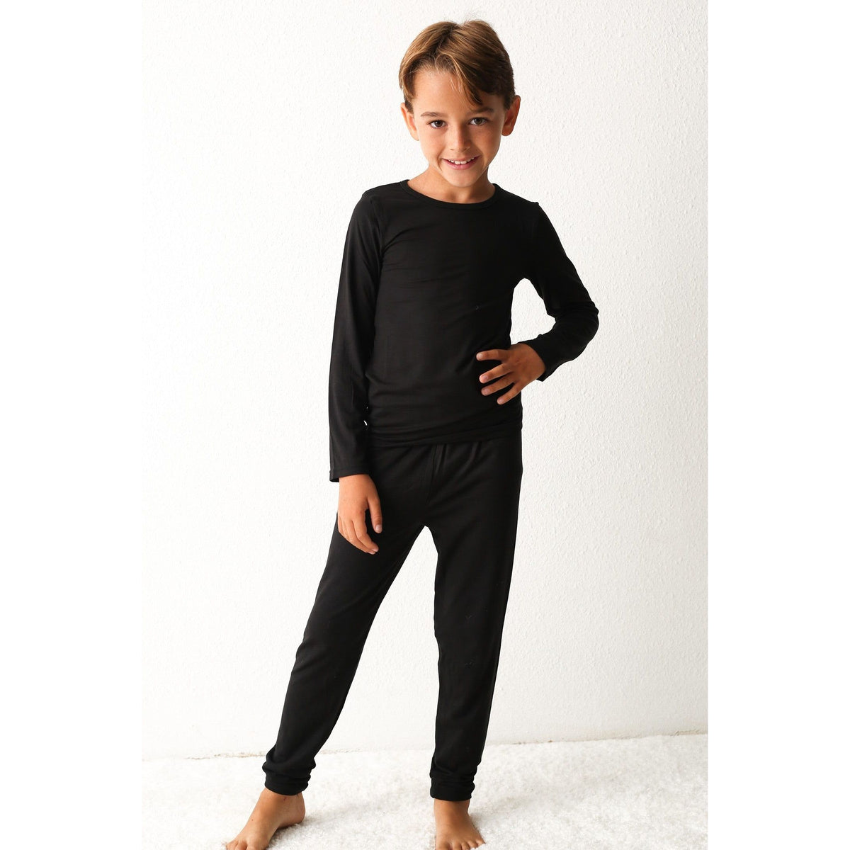 Solid Black Pajama