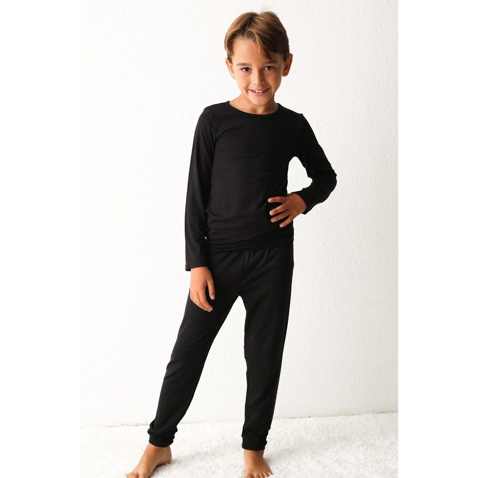 Solid Black Pajama
