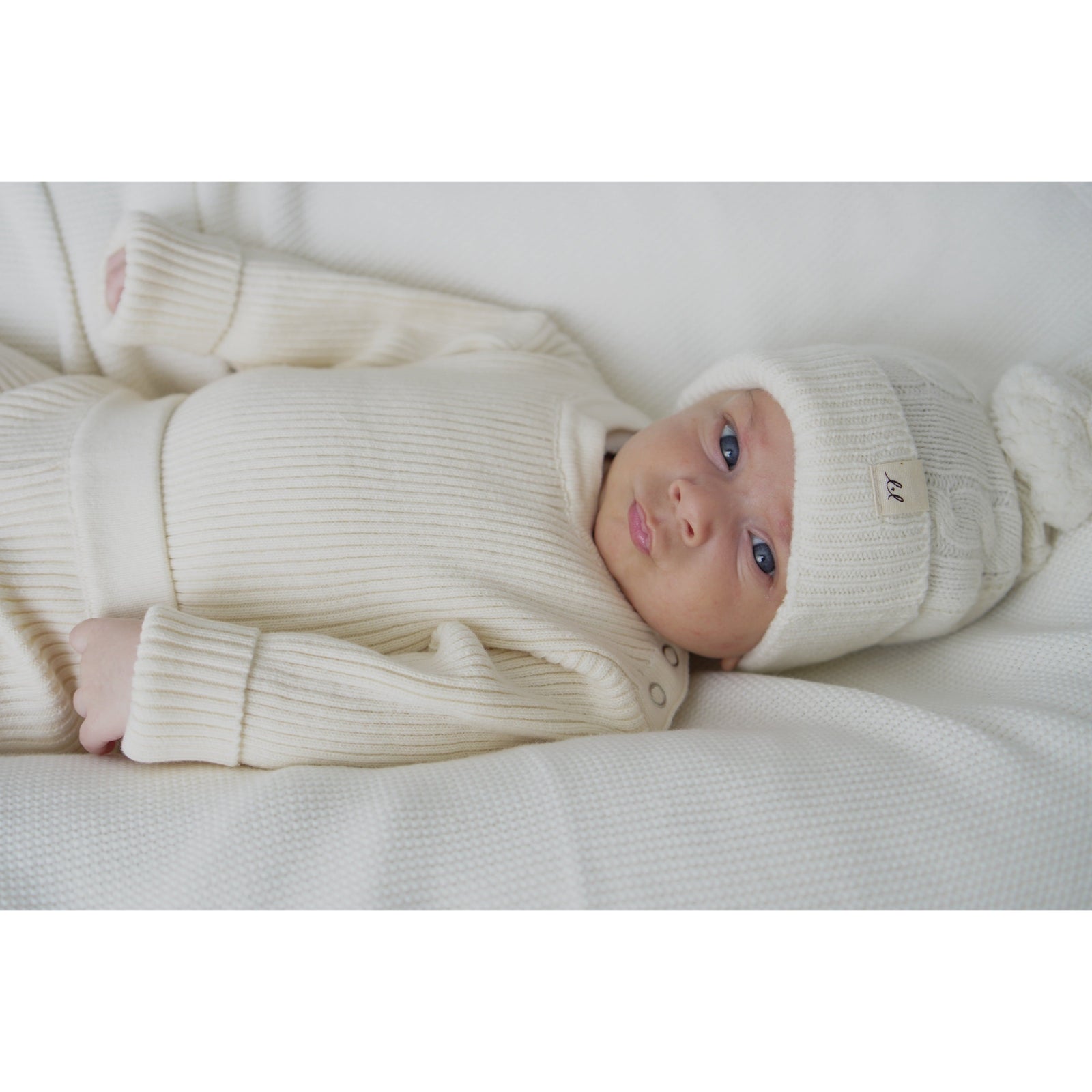Luna + Luca Baby Rib Bodysuit - Cream