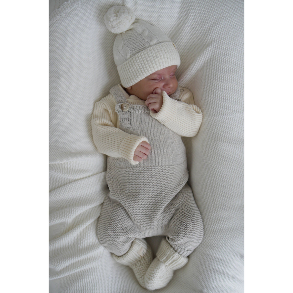 Luna + Luca Baby Rib Bodysuit - Cream
