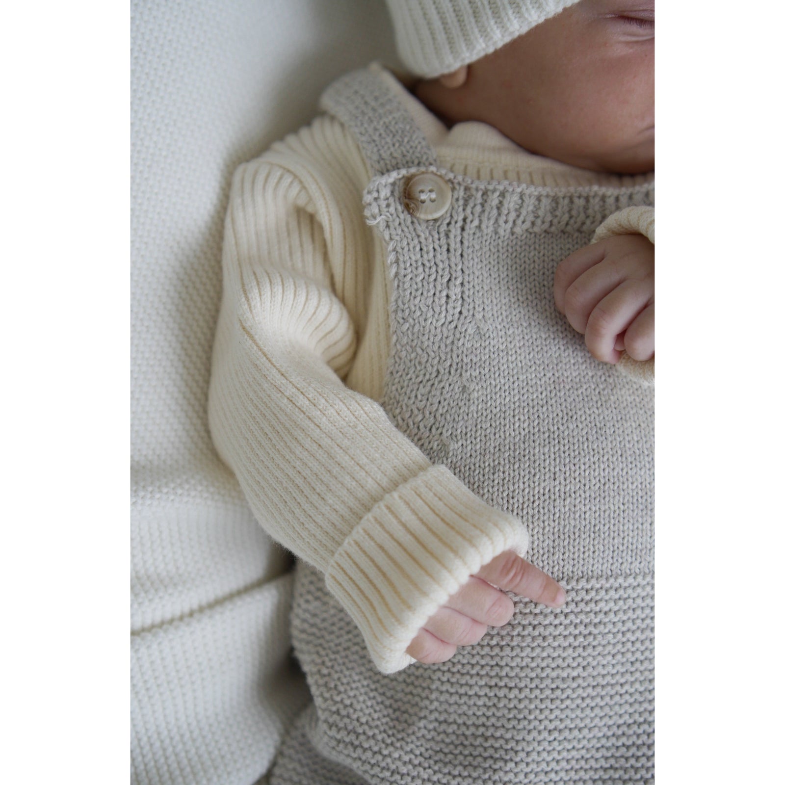 Luna + Luca Baby Rib Bodysuit - Cream