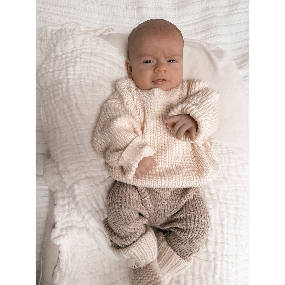 Chunky Knit Sweater - Cream