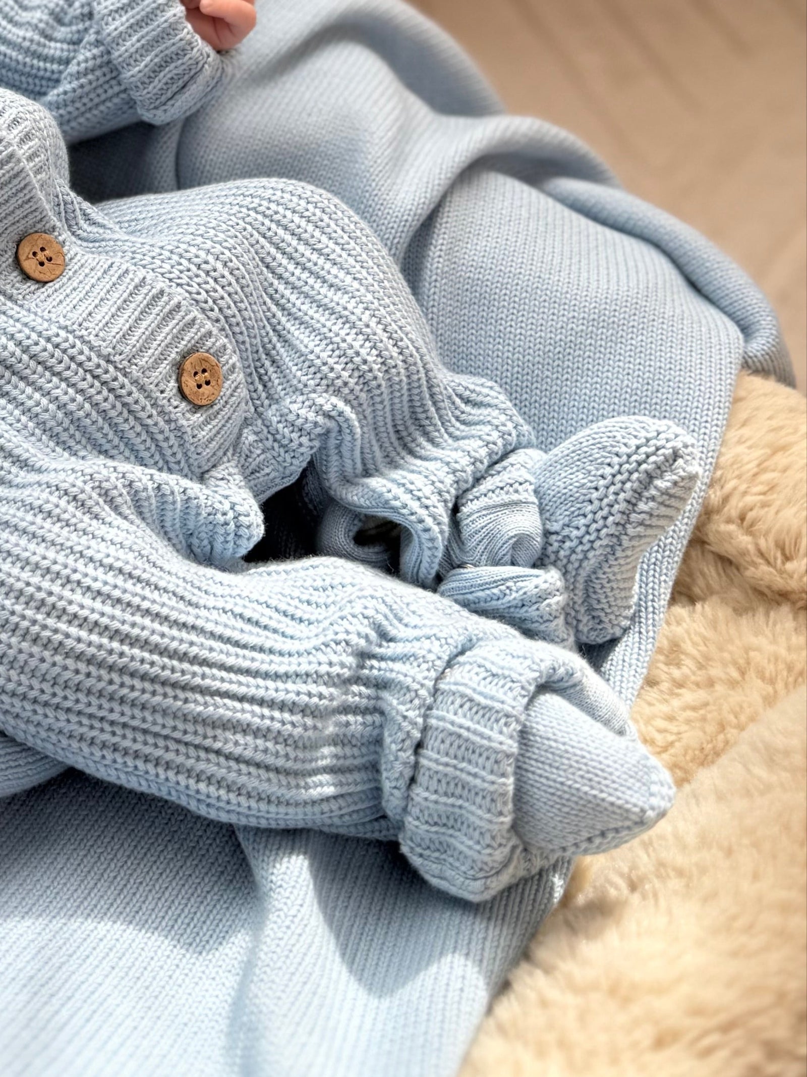 Classic Booties - Powder Blue