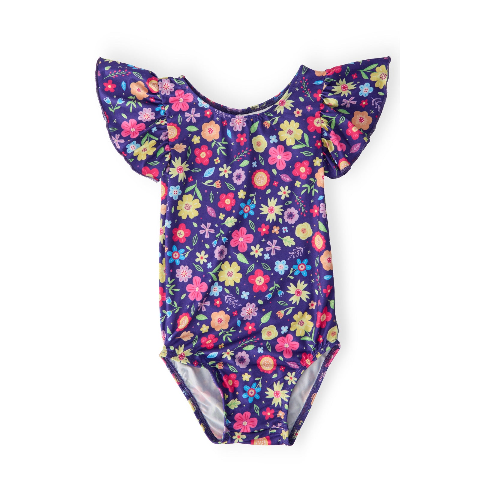 Pick a Posy S/S Flutter Sleeve Leotard
