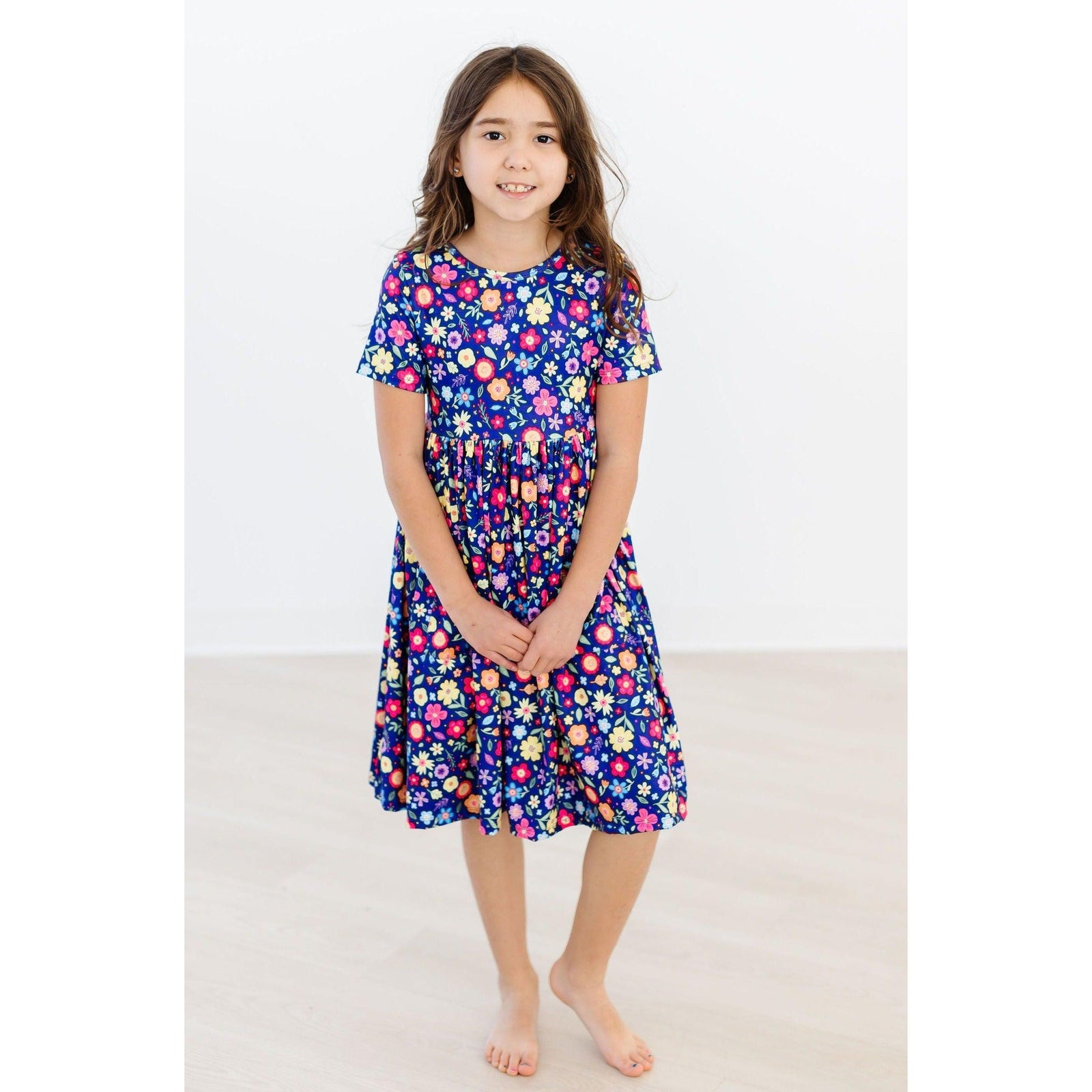 Pick a Posy S/S Pocket Twirl Dress