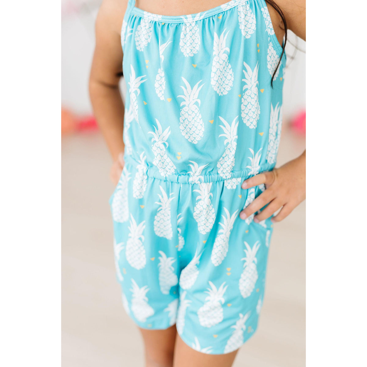 Pineapple Party Strappy Play Romper