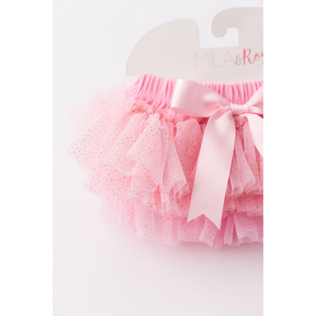 Pink & Gold Glitter Ruffle Tutu Bloomer