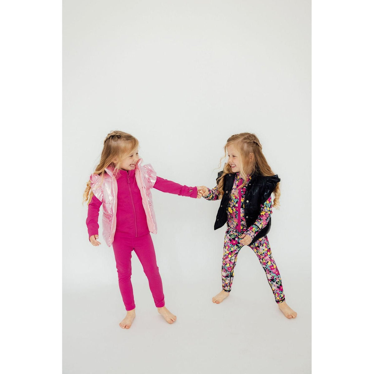 Pink Iridescent Puffer Vest