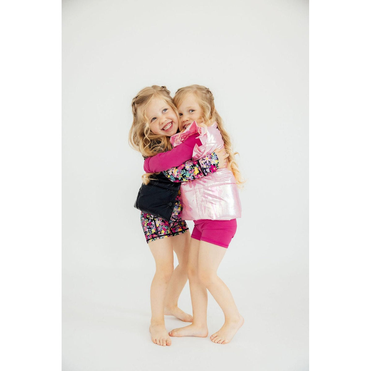 Pink Iridescent Puffer Vest