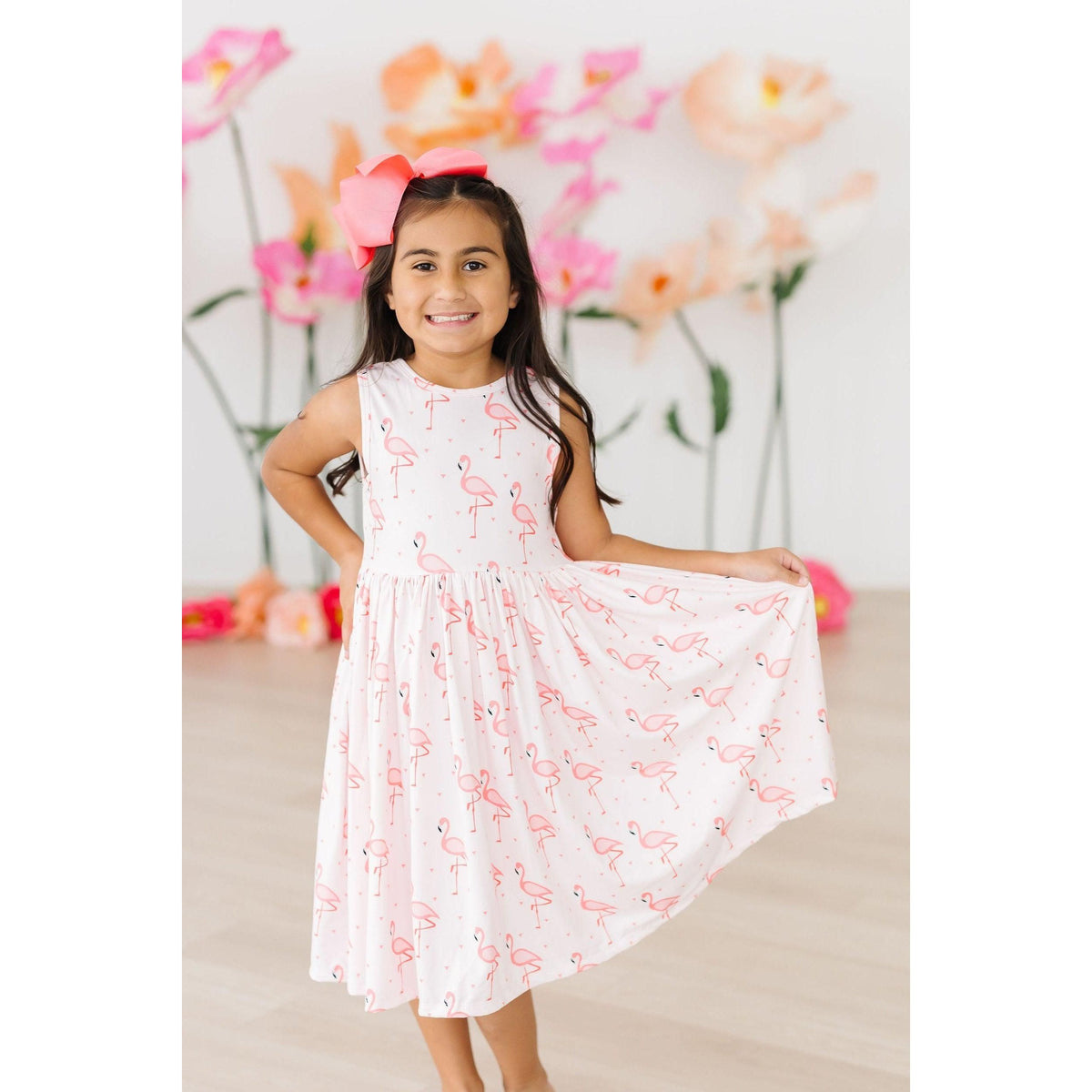 Pink Paradise Tank Twirl Dress