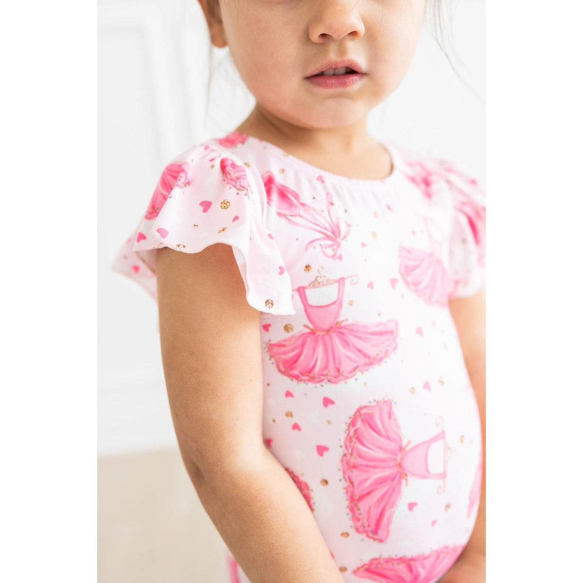 Pirouette S/S Flutter Sleeve Leotard