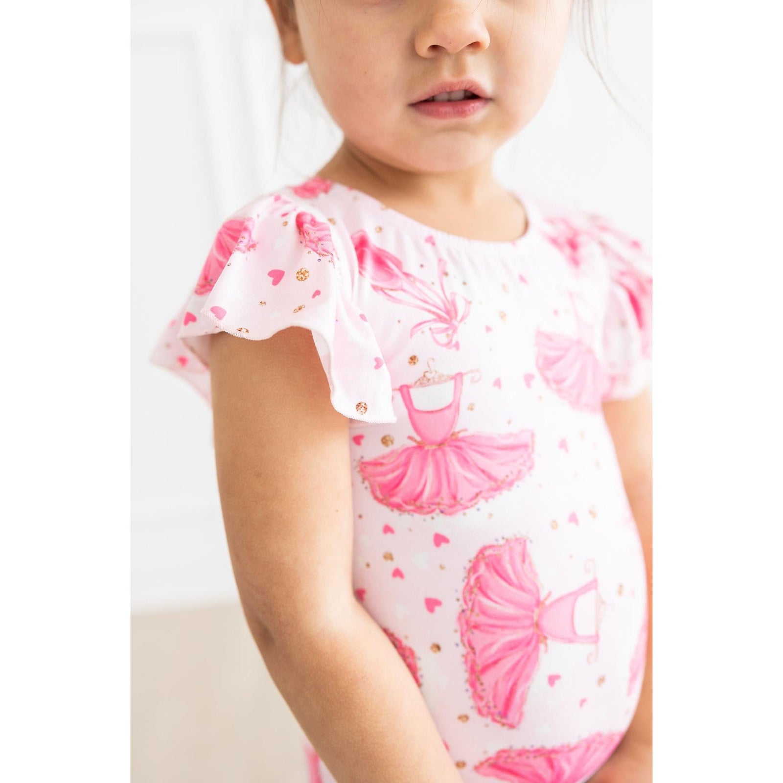 Pirouette S/S Flutter Sleeve Leotard