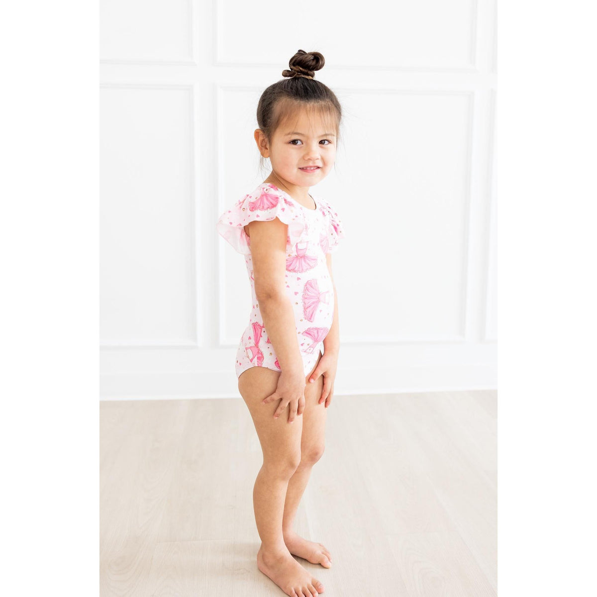 Pirouette S/S Flutter Sleeve Leotard