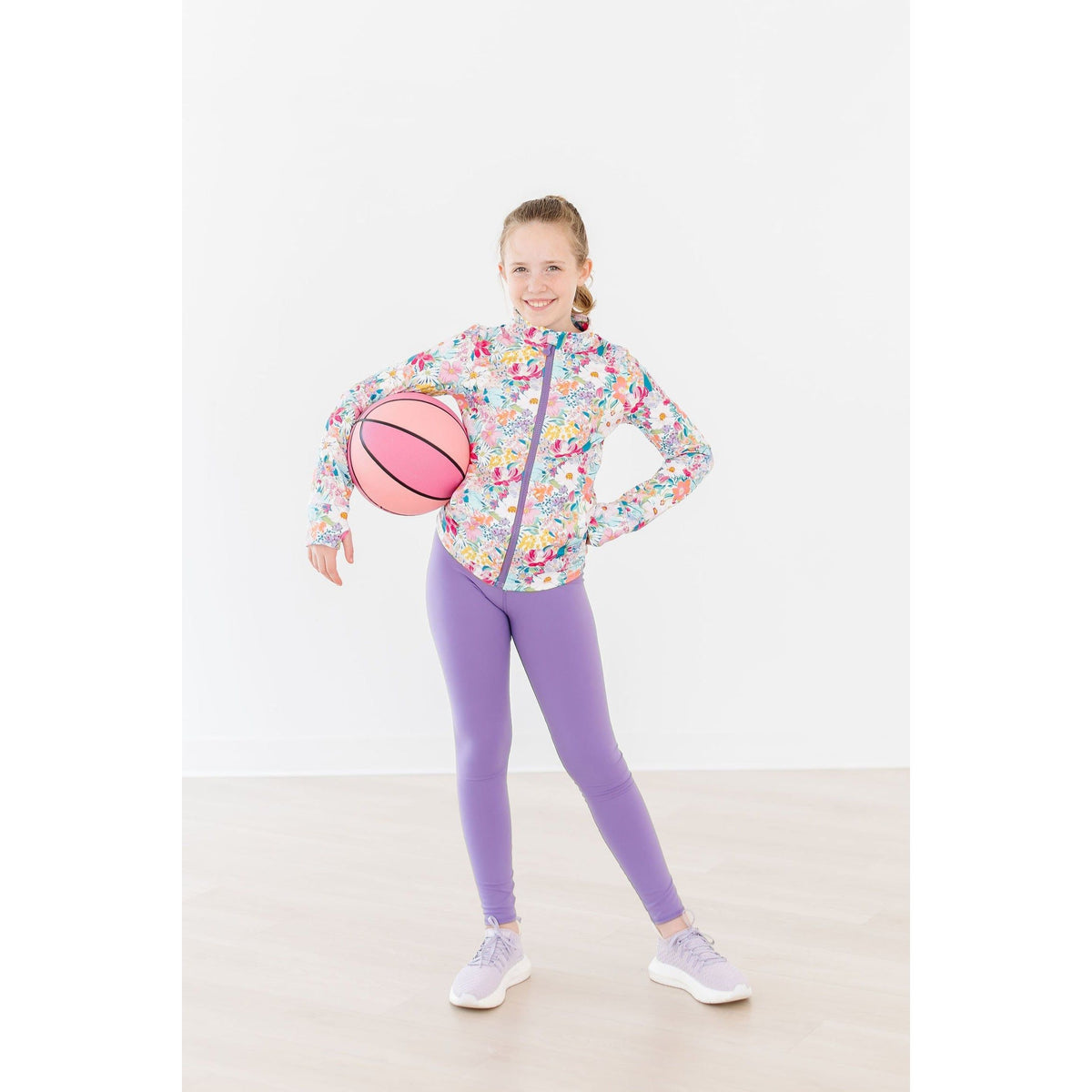 Playful Purple Active Legging