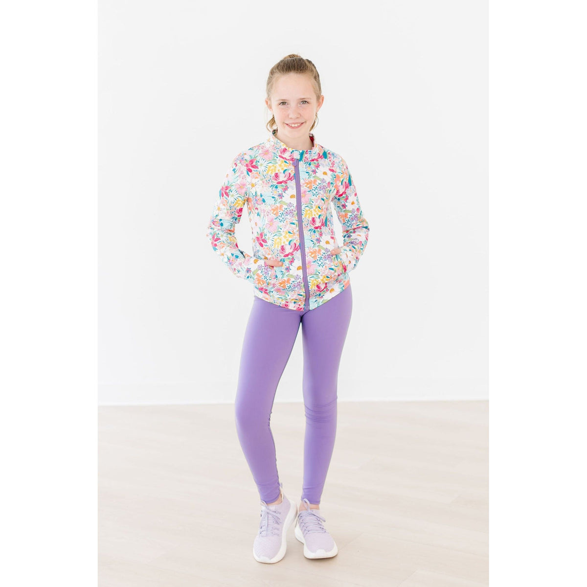 Playful Purple Active Legging