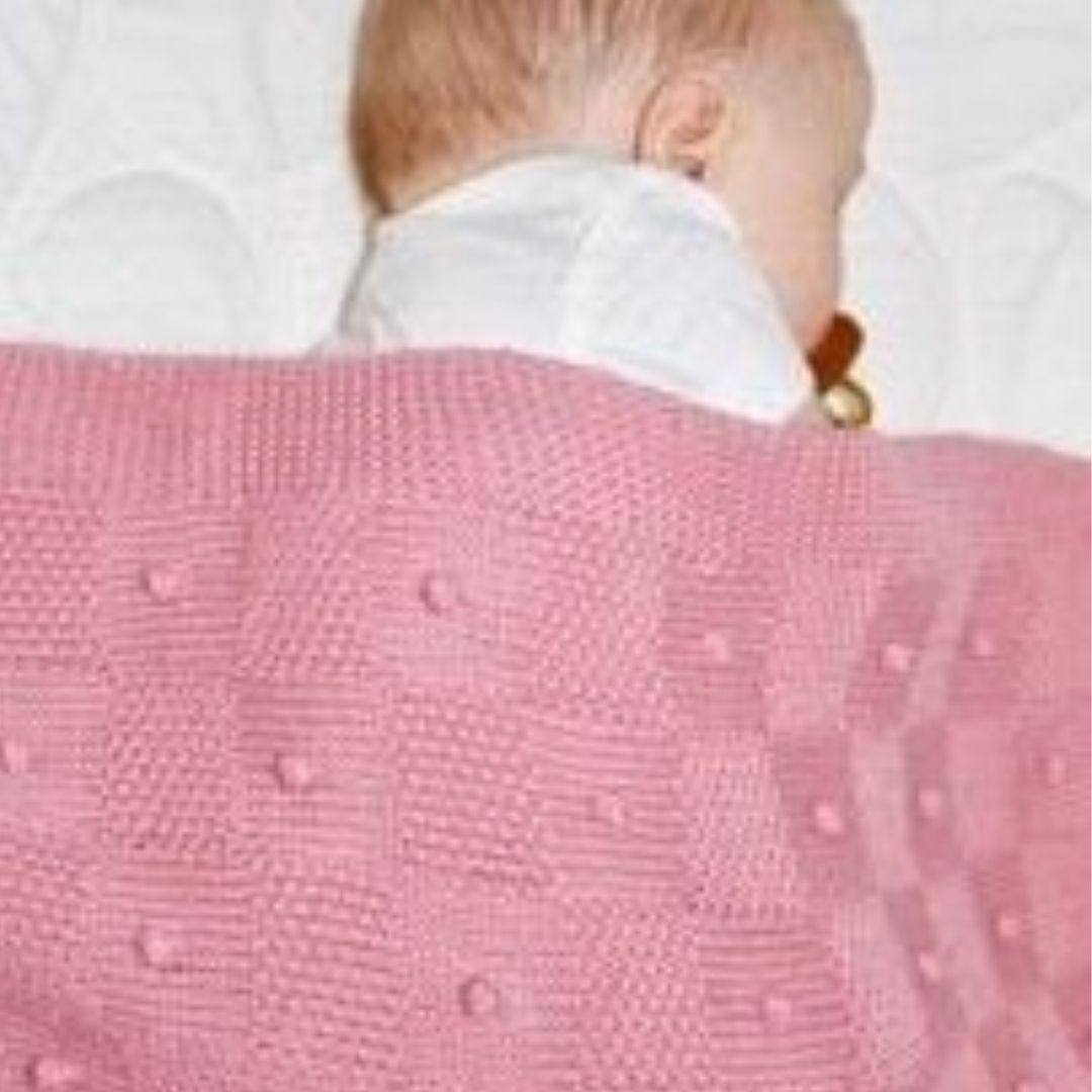 Popcorn Knit Blanket