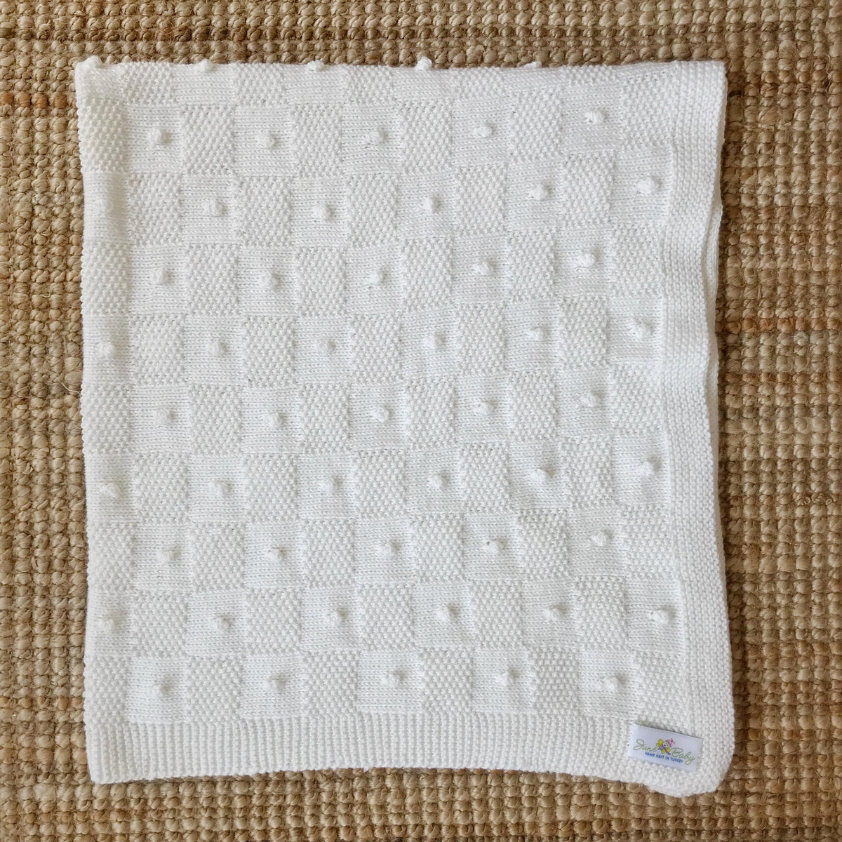 Popcorn Knit Blanket