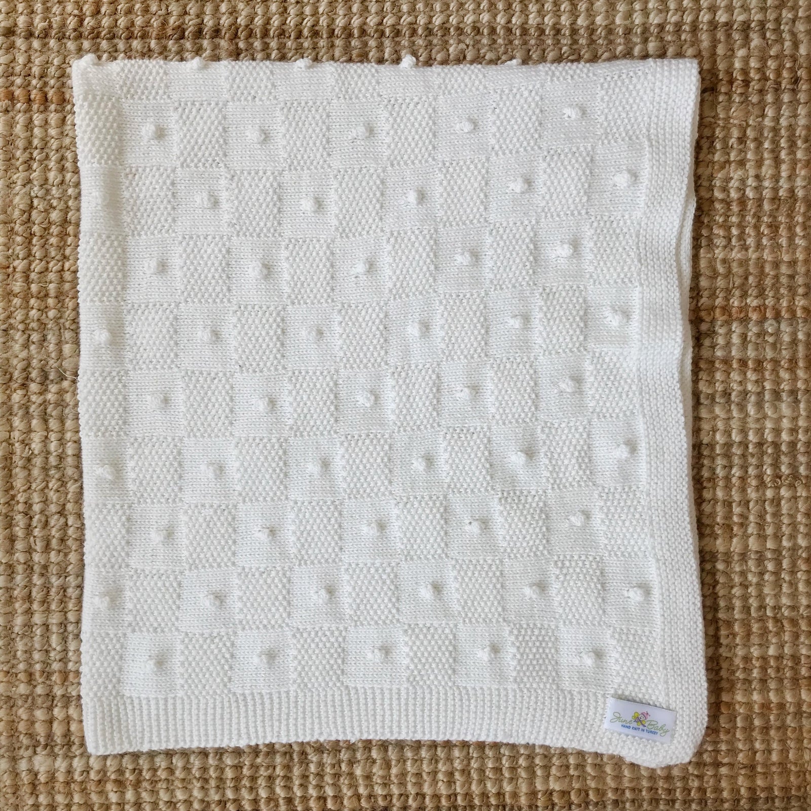 Popcorn Knit Blanket