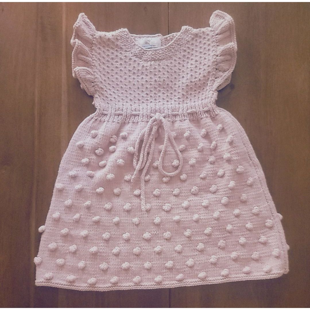 Popcorn Knit Dress - In Stock