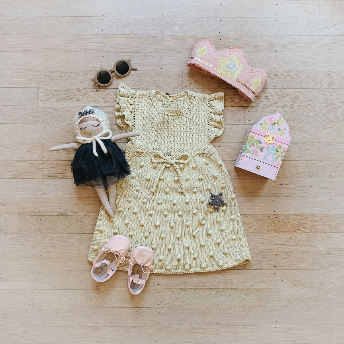 Popcorn Knit Dress - In Stock