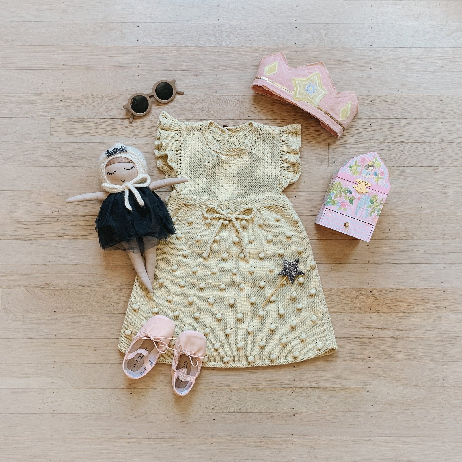 Popcorn Knit Dress - In Stock
